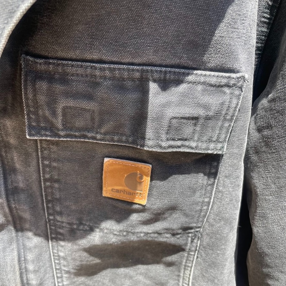 Carhartt C03 BLK Jacket (54) 2XL 90s Union USA Black Arctic Lining YKK Chore - Picture 3 of 10